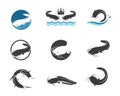 catfish vector icon illustration design Royalty Free Stock Photo