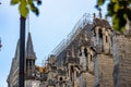 Cath drale Notre-Dame de Paris construction and refurbishment rebuild work ongoing after 2019 fire