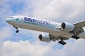 Cathay Pacific Boeing 777-300ER With Oneworld Livery Front End