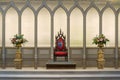 Cathedra in the Cathedral of the Assumption Royalty Free Stock Photo