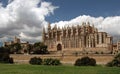 La Seu Cathedral in Palma , Mallorca , Spain Royalty Free Stock Photo