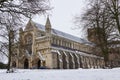 Cathedral and Abbey Church of Saint Alban in St.Albans, UK Royalty Free Stock Photo