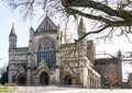 Cathedral and Abbey Church of Saint Alban in St.Albans, UK Royalty Free Stock Photo