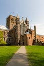 Cathedral and Abbey Church of Saint Alban in St.Albans, UK Royalty Free Stock Photo