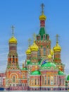 Cathedral of the Annunciation of the Blessed Virgin Mary in Yoshkar-Ola, Russia Royalty Free Stock Photo