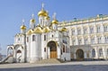 The Cathedral of the Annunciation, Moscow Kremlin, Russia Royalty Free Stock Photo