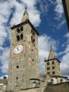 Cathedral of Aosta. Italy.