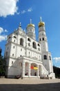 Cathedral of the Archangel inside the walls of the Kremlin in Moscow Royalty Free Stock Photo