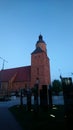 Cathedral of the Assumption of the Blessed Virgin Mary in Gorzow Wielkopolski city Royalty Free Stock Photo