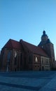 Cathedral of the Assumption of the Blessed Virgin Mary in Gorzow Wielkopolski city Royalty Free Stock Photo