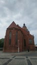 Cathedral of the Assumption of the Blessed Virgin Mary in Gorzow Wielkopolski city Royalty Free Stock Photo