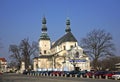 Cathedral of Assumption of Blessed Virgin Mary and St. Nicholas in Lowicz. Poland Royalty Free Stock Photo