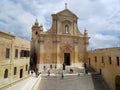 The Cathedral of the Assumption in Victoria, Gozo. Malta Royalty Free Stock Photo