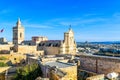 There are churches and other historic buildings in Cittadella. Victoria, Gozo, Malta