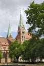 Cathedral of Augsburg Royalty Free Stock Photo