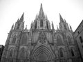 Cathedral of Barcelona Royalty Free Stock Photo
