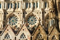 Cathedral In Barcelona Windows From North, Catalonia