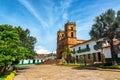 Cathedral in Barichara Royalty Free Stock Photo