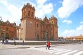 Cathedral Basilica of the Assumption of the Virgin or The Cusco Cathedral on Plaza de Armas Square, Cuzco, Peru