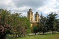 The Cathedral basilica of Eger towers