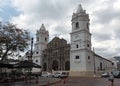 Cathedral basilica metropolitana de santa maria la antigua sal felipe in the old quarter panama viejo panama Royalty Free Stock Photo