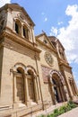 Cathedral Basilica of Saint Francis of Assisi in Santa Fe, New M Royalty Free Stock Photo