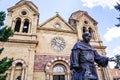 Cathedral Basilica of Saint Francis of Assisi in Santa Fe, New M Royalty Free Stock Photo