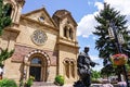 Cathedral Basilica of Saint Francis of Assisi in Santa Fe, New M Royalty Free Stock Photo