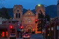 Cathedral Basilica of St. Francis of Assisi in Santa Fe, New Mexico Royalty Free Stock Photo