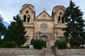 Cathedral Basilica of St Francis of Assisi in Santa Fe, New Mexico Royalty Free Stock Photo