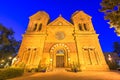 Cathedral Basilica of St. Francis of Assisi in Santa Fe, New Mexico, USA Royalty Free Stock Photo