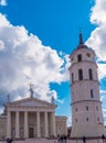 Cathedral Basilica Of St. Stanislaus And St. Vladislav With The Bell Tower Vilnius, Lithuania Europe