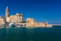 The Cathedral and bastion. Trani. Apulia. Italy