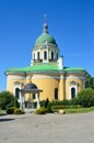 Cathedral of the beheading of John the Baptist in Zaraysk Kremlin in summer Sunny day