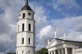 Cathedral and Belfry - Bell Tower, Vilnius, Royalty Free Stock Photo