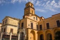 Cathedral bell tower. Sorrento. Naples. Italy Royalty Free Stock Photo