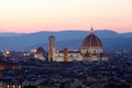 The Cathedral and the Brunelleschi Dome Royalty Free Stock Photo