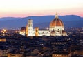 The Cathedral and the Brunelleschi Dome Royalty Free Stock Photo