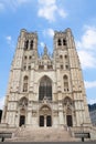 Cathedral of Brussels Royalty Free Stock Photo