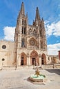 Cathedral in Burgos, Spain Royalty Free Stock Photo
