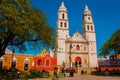 Cathedral, Campeche, Mexico: Plaza de la Independencia, in Campeche, Mexico`s Old Town of San Francisco de Campeche