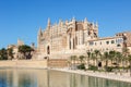 Cathedral Catedral de Palma de Mallorca La Seu church architecture travel traveling holidays vacation in Spain Royalty Free Stock Photo