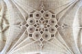 Cathedral ceiling, Hornillos del Camino - Spain Royalty Free Stock Photo
