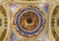 Cathedral ceiling with ornament