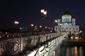 The Cathedral of Christ the Savior and bridge