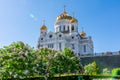 Cathedral of Christ the Savior Khram Khrista Spasitelya in spring, Moscow, Russia Royalty Free Stock Photo