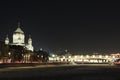 Cathedral of Christ the Savior night view. Moscow, Russia Royalty Free Stock Photo