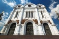 The Cathedral of Christ the Saviour in Moscow Royalty Free Stock Photo