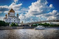 Cathedral of Christ the Saviour. Russia,Moscow.