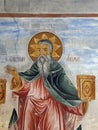Fresco in the narthax of the main church at Bachkovo Monastery, Bulgaria
